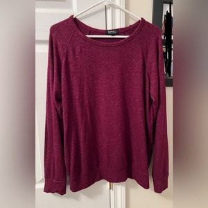 Plum Long sleeve shirt. Size M